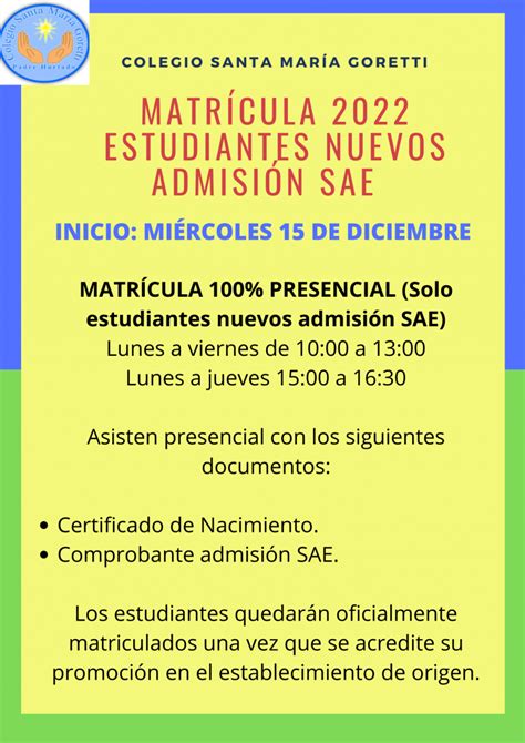 Announcement: Colegio .
